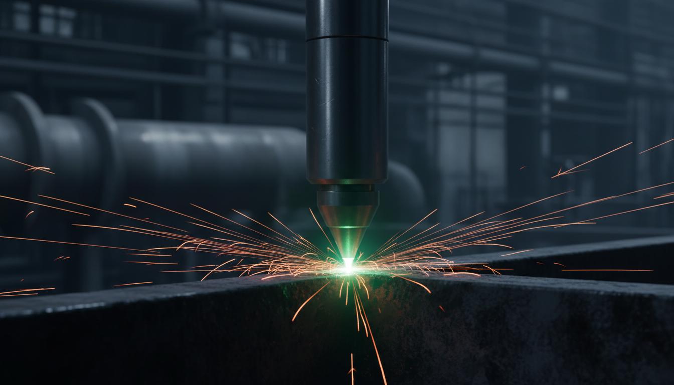 Precision rust removal on metal surface